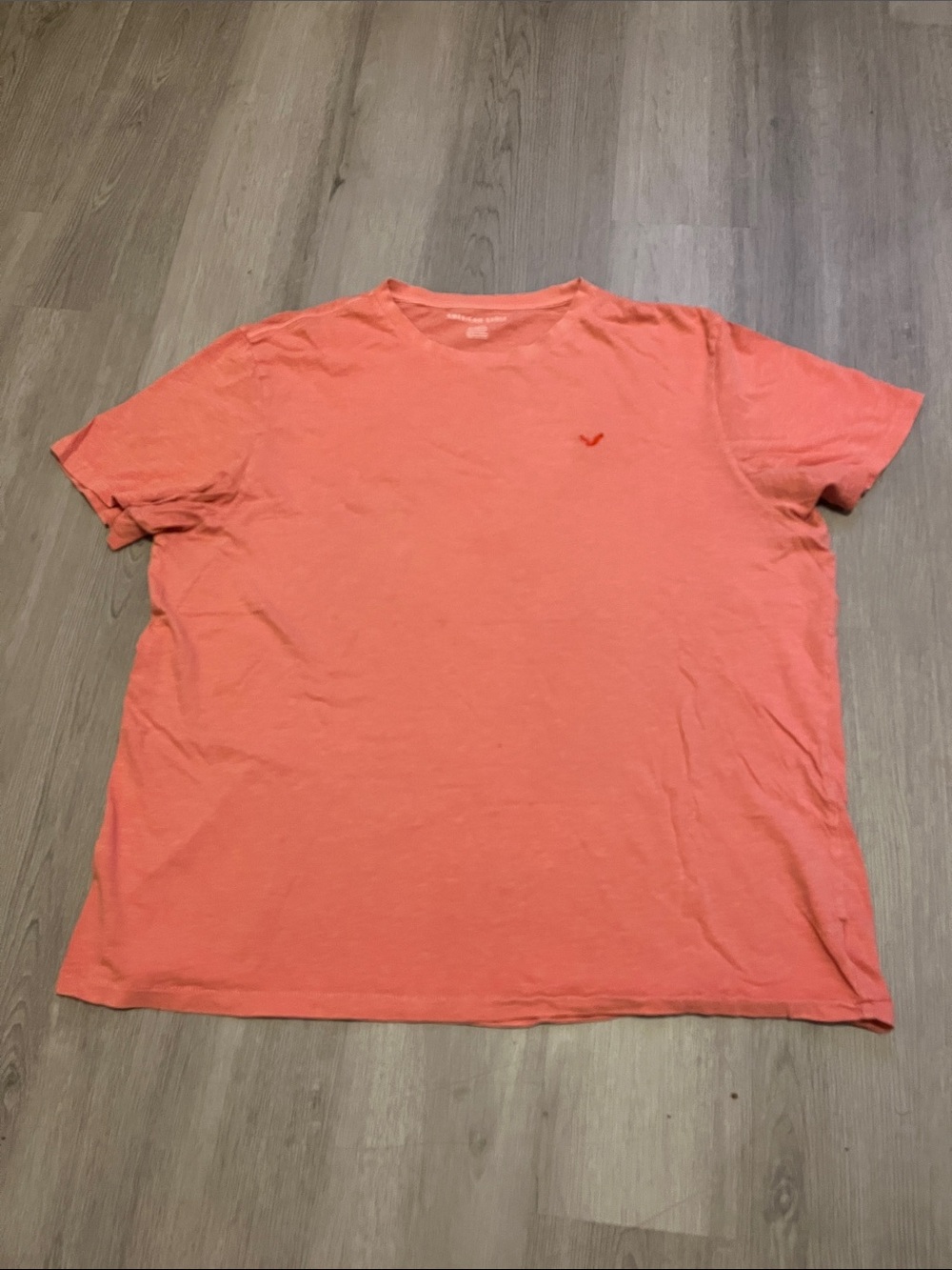 American Eagle Outfitters Coral Crew Neck Tee